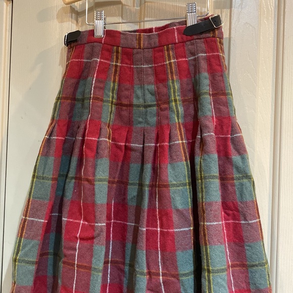 Vintage plaid pleated skirt size 12 - Picture 7 of 10